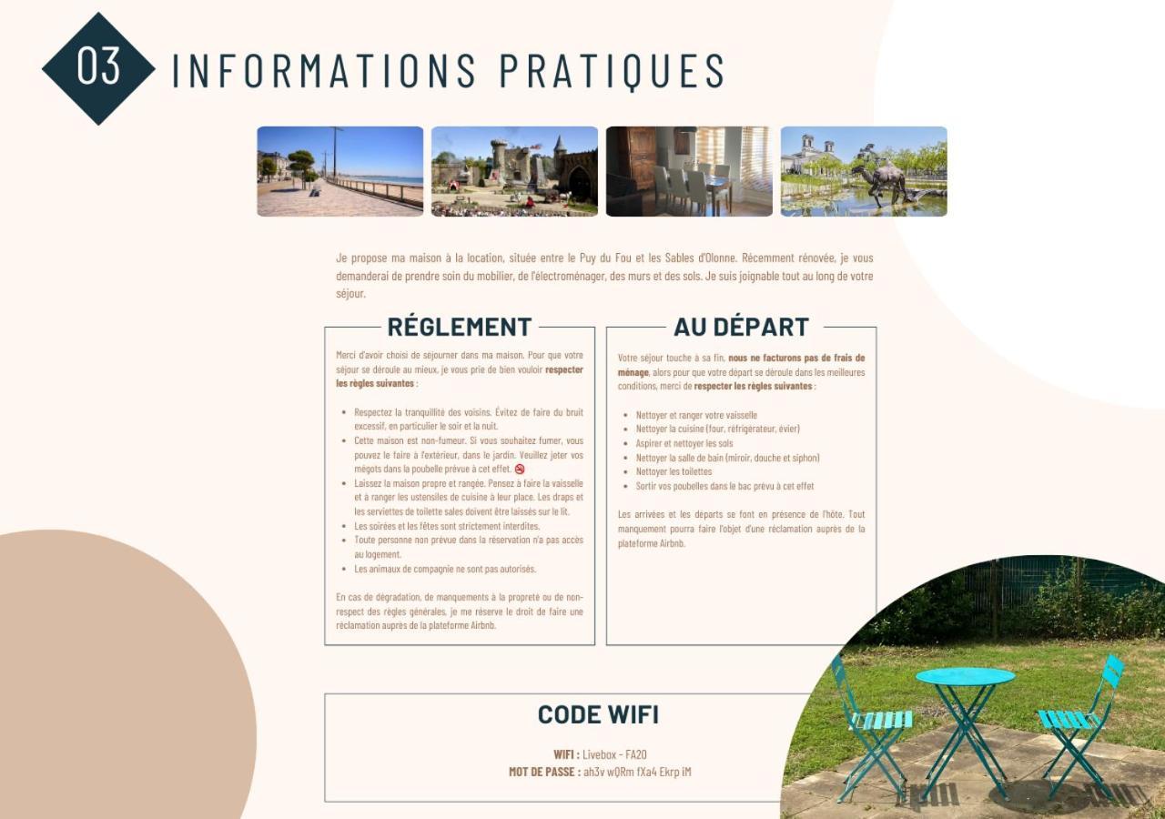 Entre Terre Et Mer Les Essarts  Extérieur photo